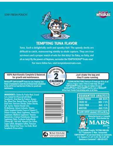 Temptations Mega Tempting Tuna Cat Treat (6.35oz)