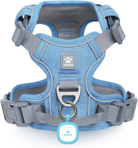 No-Pull Reflective Dog Harness with ID Tag