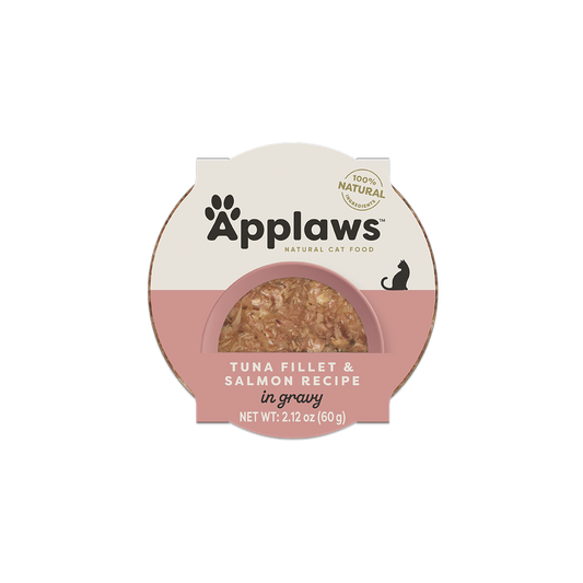 Applaws Natural Wet Cat Food Tuna Fillet & Salmon Recipe in Gravy (2.12oz)