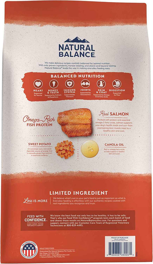 Natural Balance Limited Ingredient Salmon & Sweet Potato Dry Dog Food