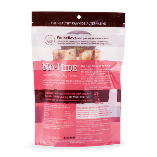 Earth Animal No Hide Medium Salmon Dog Rolls (2pk) (4.2oz)