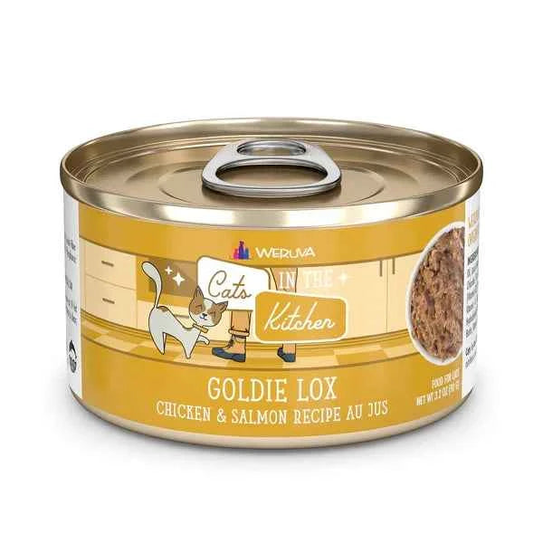 Cats in the Kitchen Goldie Lox Chicken and Salmon Recipe Au Jus