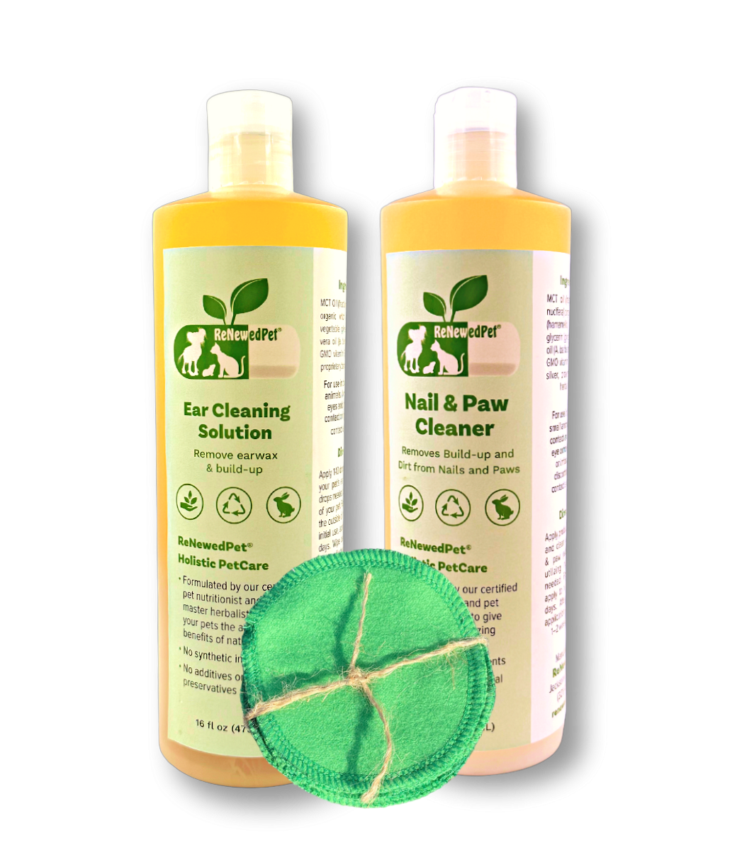 Natural Pet Ear and Nail Cleaner Kit - Gentle, Effective Grooming Solutions - Creature Comforts
