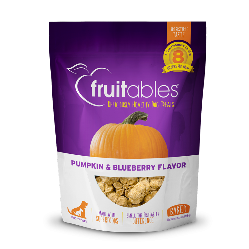 Fruitables Baked Pumpkin & Blueberry Dog Treats (7oz)