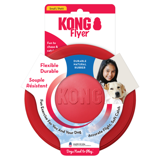 Kong Red Rubber Flyer