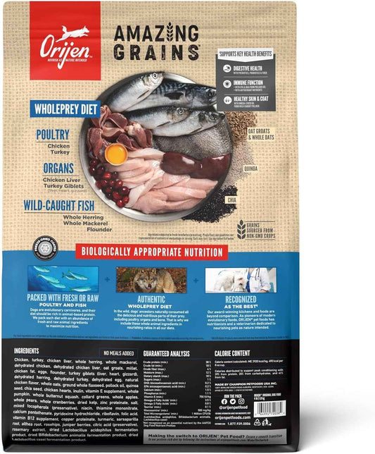 Orijen Amazing Grains Original Dry Dog Food