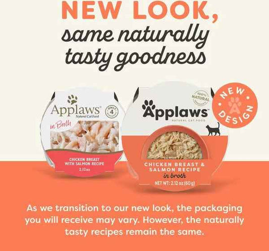 Applaws Chicken Breast & Salmon in Broth Wet Cat Food (2.12oz)