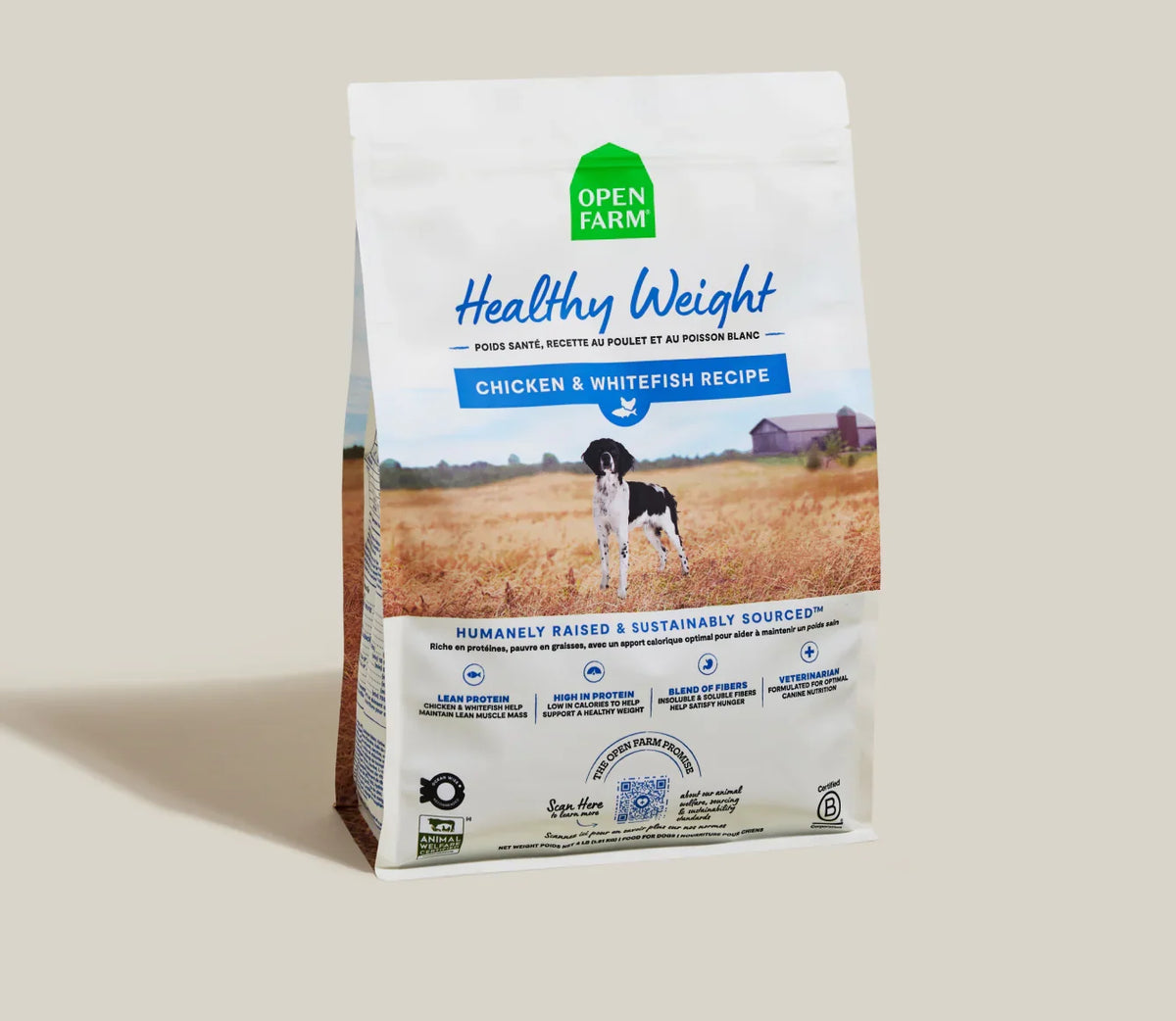 Open Farm Chicken & Whitefish Healthy Weight Dry Dog Food
