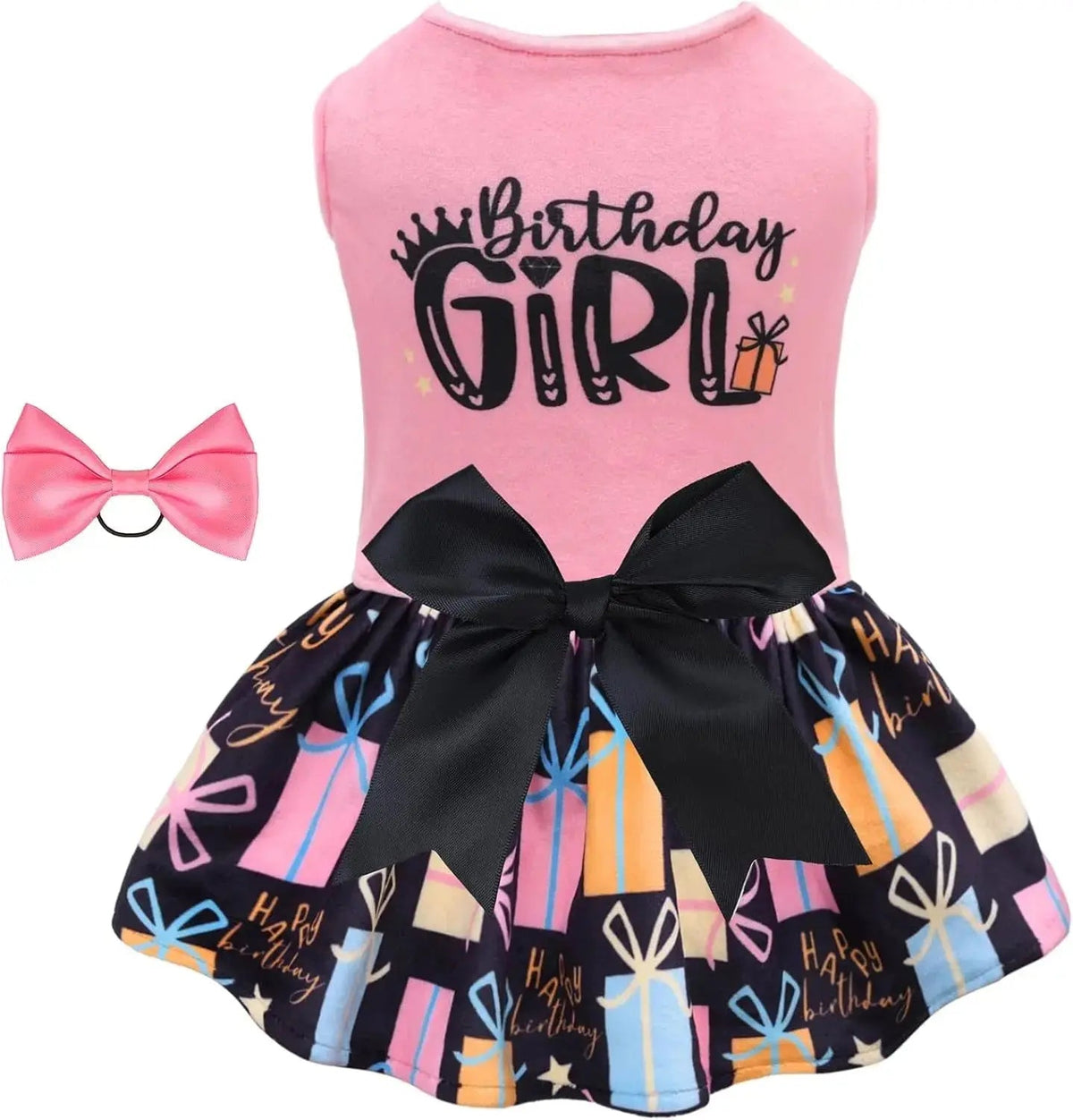 Velvet Dog Birthday and Holiday Dress For Small Dogs Puppy Holiday Skirt XXS–L