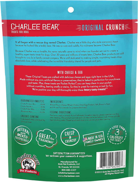 Charlee Bear Orginal Crunch Cheese & Egg Dog Treat (16oz)
