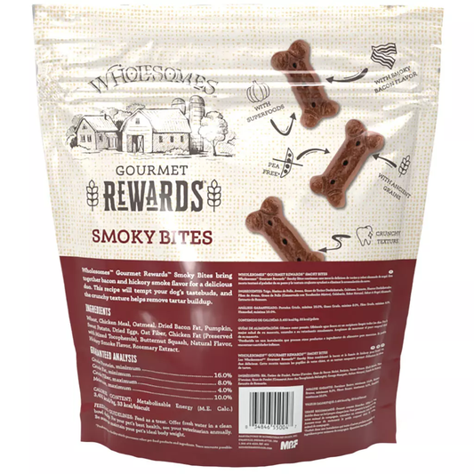 Wholesomes Adult Smoky Bites Dog Treats (3lb)