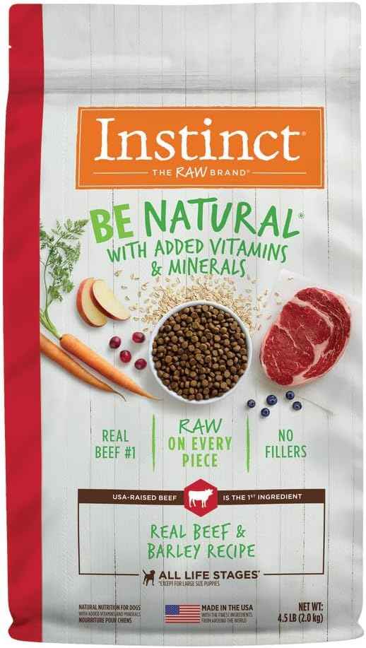 Instinct Be Natural Beef & Barley Dry Dog (4.5lb)