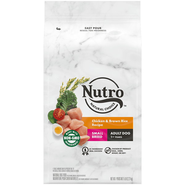 Nutro Natural Choice Small Breed Chicken & Brown Rice Dry Dog Food (5lb)