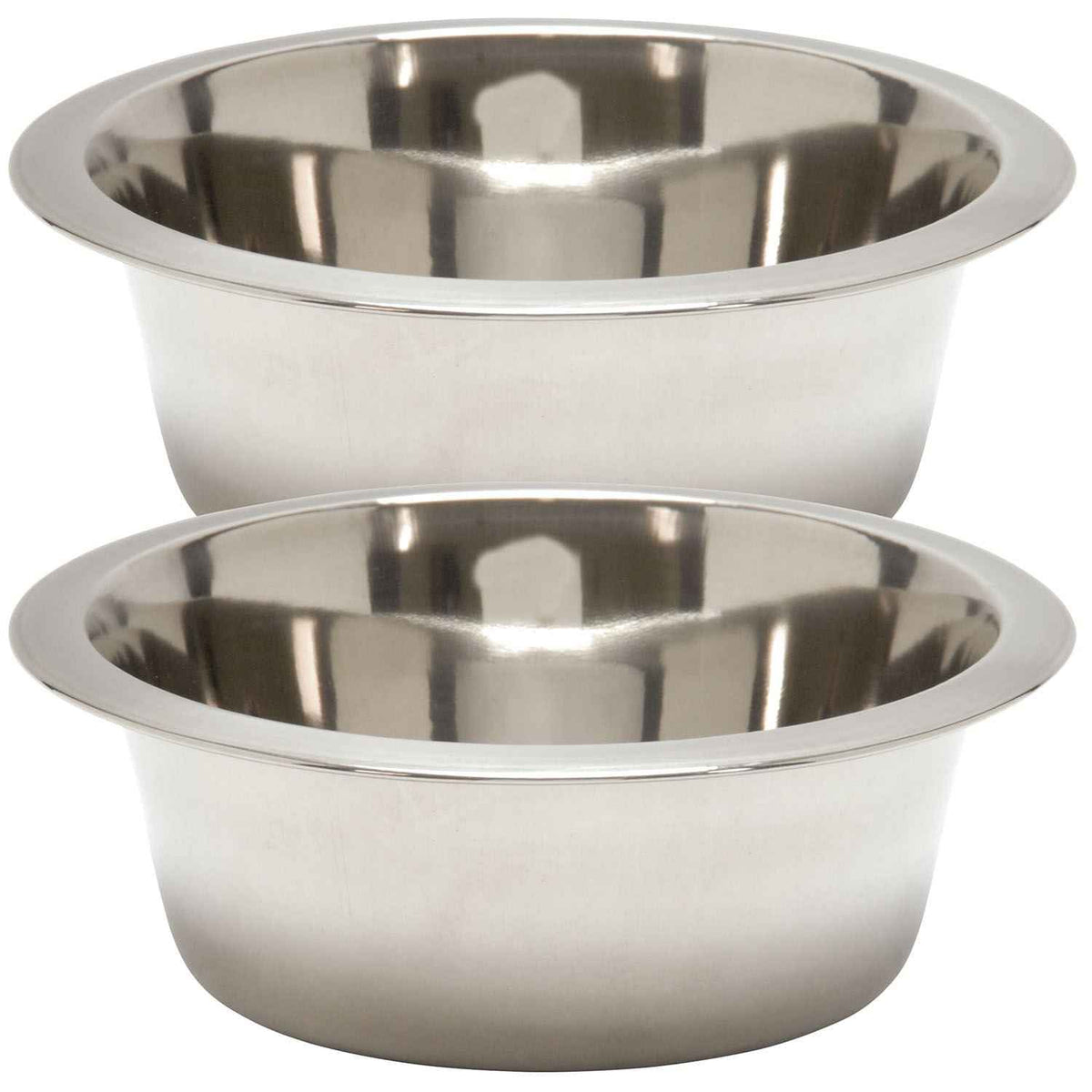 Jeffers Durable Stainless Steel Pet Bowls for Food and Water