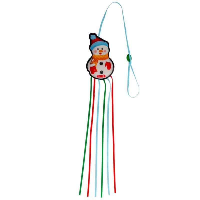 KONG Holiday Snowman Teaser Catnip Cat Toy