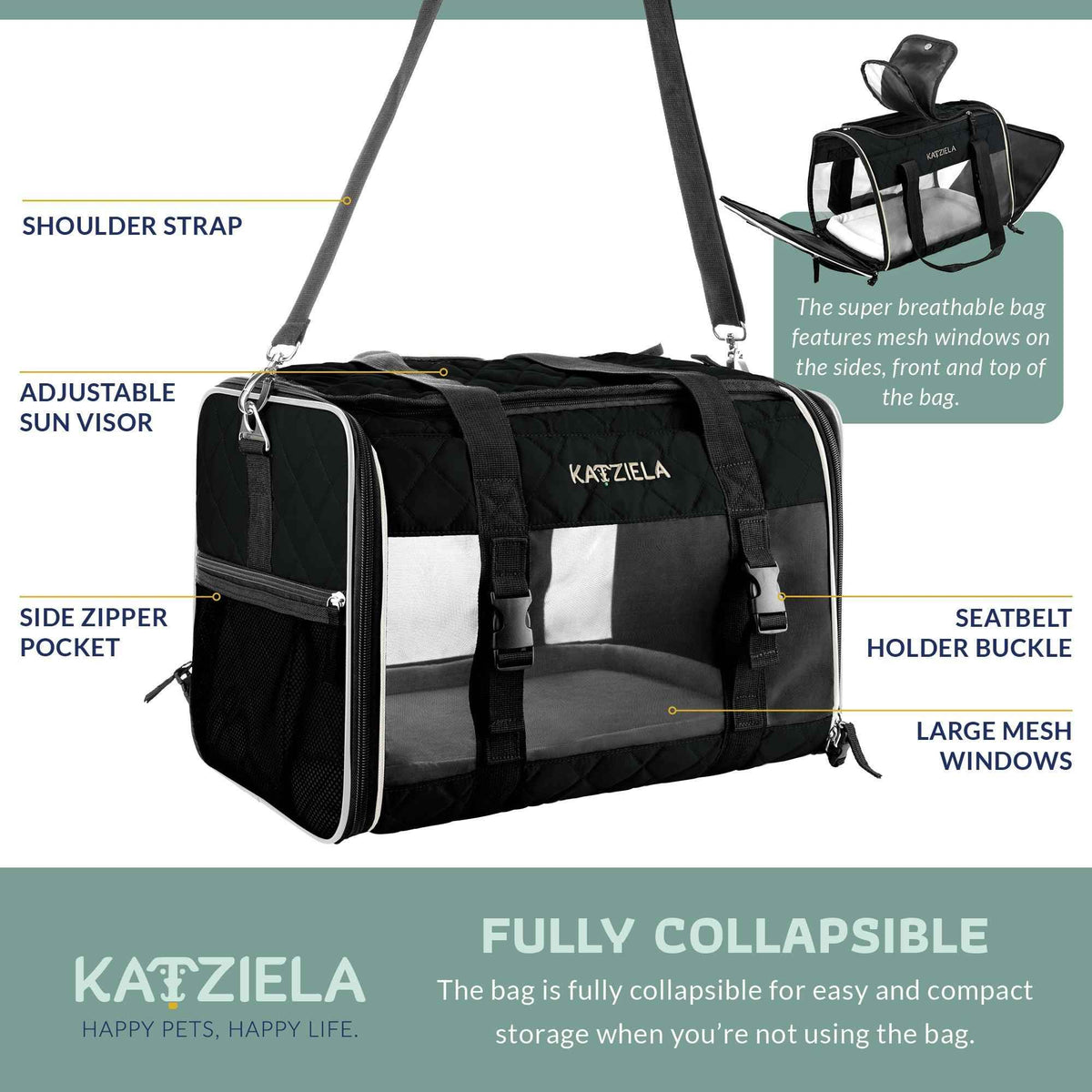 Comfortable Pet Carrier: Elevate Your Pet's Travel Experience - Creature Comforts