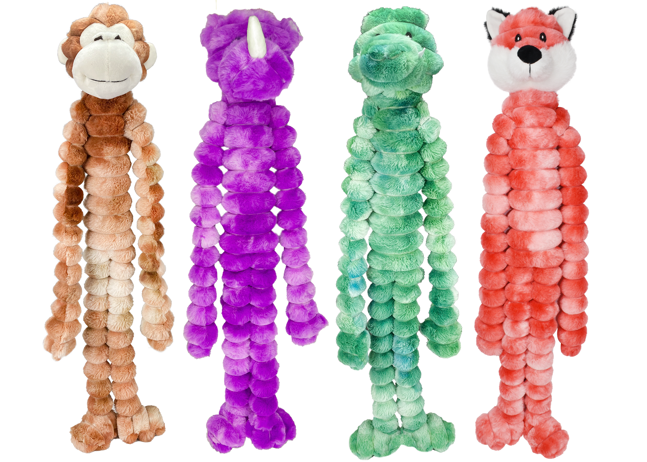 Multipet Crimpy Palz - Assorted Animals 20"