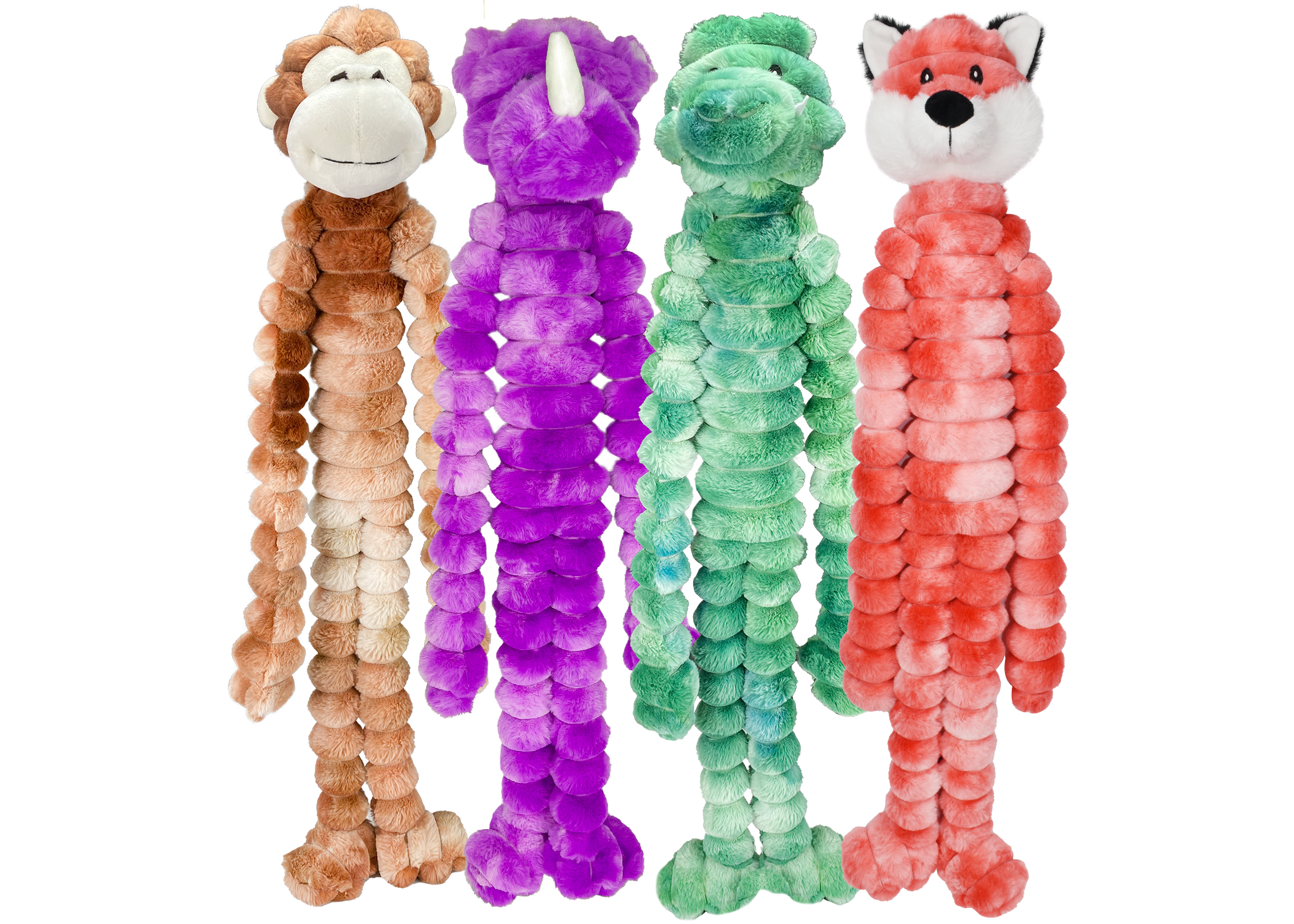 Multipet Crimpy Palz - Assorted Animals 20"