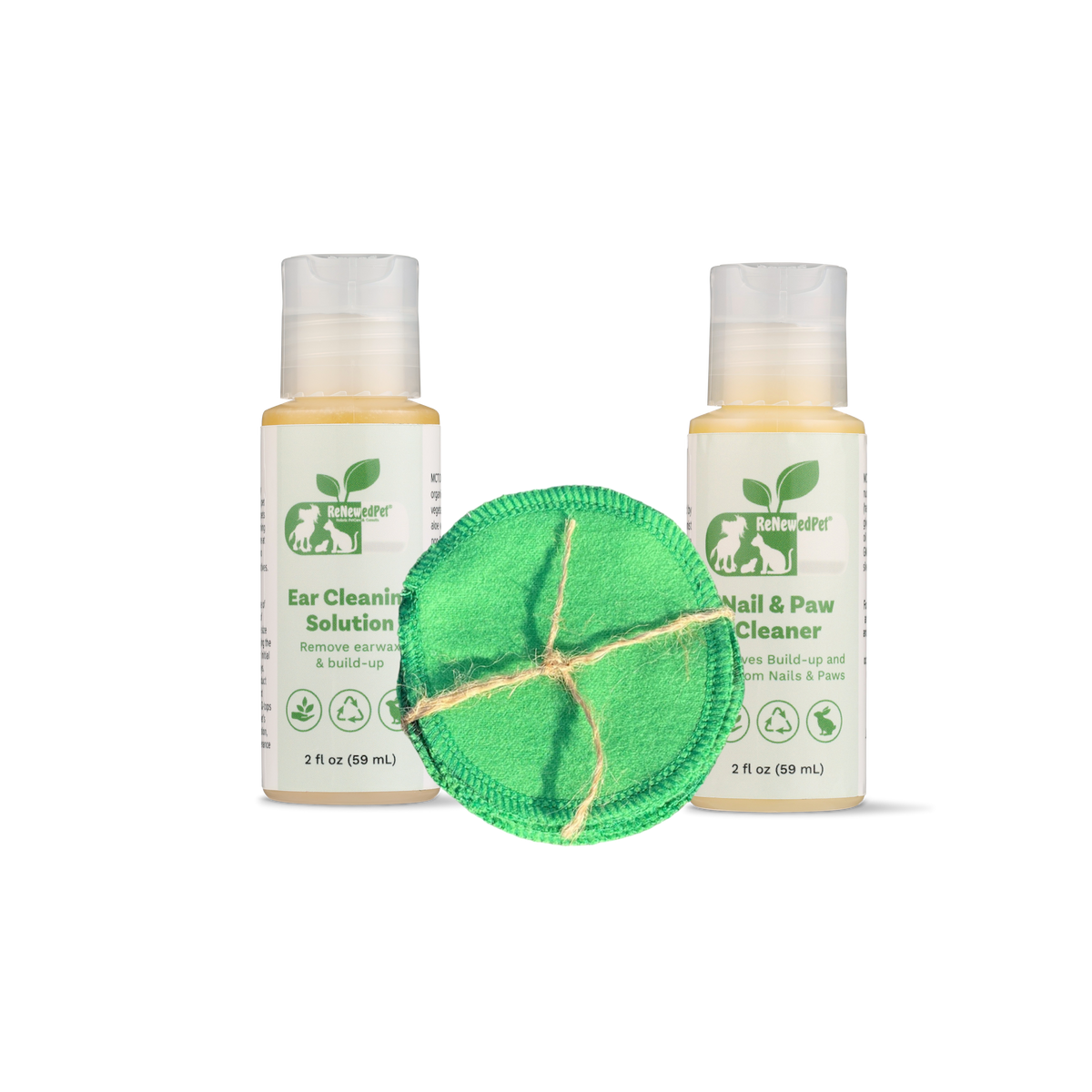 Natural Pet Ear and Nail Cleaner Kit - Gentle, Effective Grooming Solutions - Creature Comforts