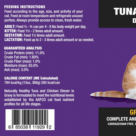 Dave's Cat Naturally Healthy Grain Free Tuna & Chicken (13oz)