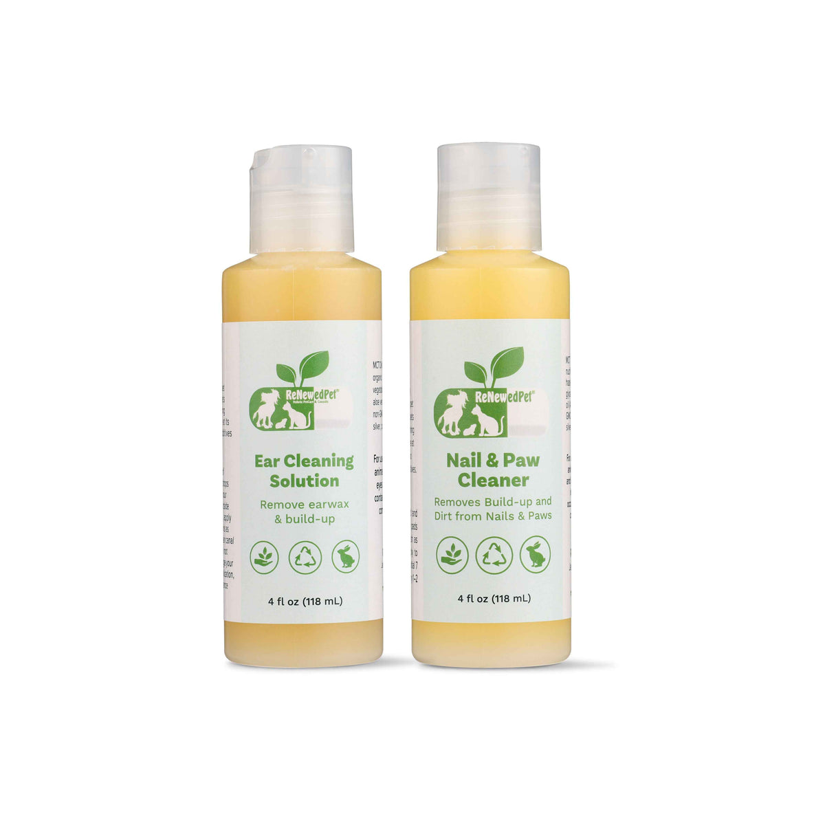 Natural Pet Ear and Nail Cleaner Kit - Gentle, Effective Grooming Solutions - Creature Comforts
