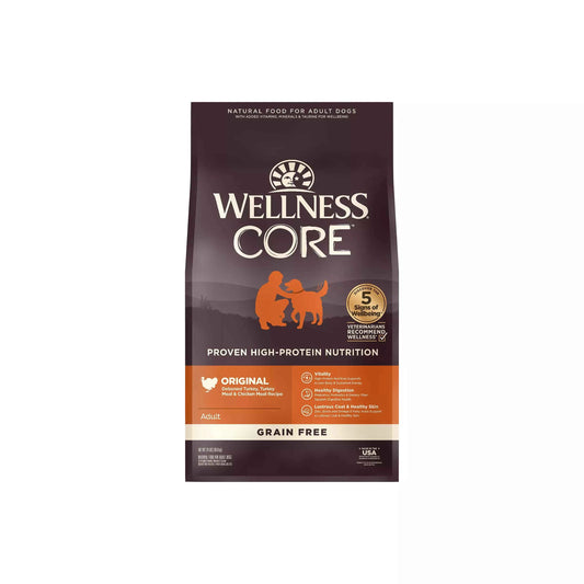 Wellness Core Adult Grain Free Original Turkey and Chicken Dog Food