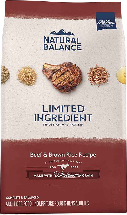 Natural Balance Limited Ingredient Beef & Brown Rice Dry Dog Food