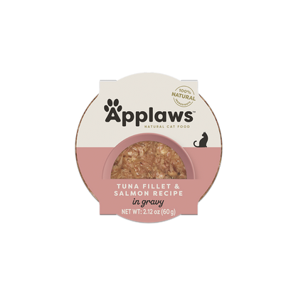 Applaws Natural Wet Cat Food Tuna Fillet & Salmon Recipe in Gravy (2.12oz)