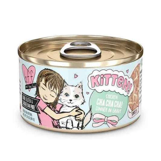 BFF Kitten Cha Cha Cha Grain Free Chicken Gravy Wet Cat Food (2.8oz)