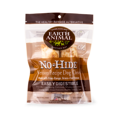 Earth Animal No Hide Small Venison Dog Rolls (2pk) (2.4oz)
