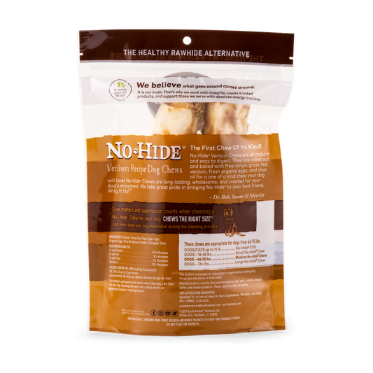 Earth Animal No Hide Medium Venison Dog Rolls (2pk) (4.2oz)