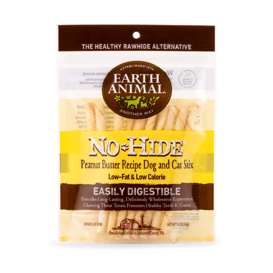Earth Animal No Hide Peanut Butter Pet Stix (10pk) (1.6oz)