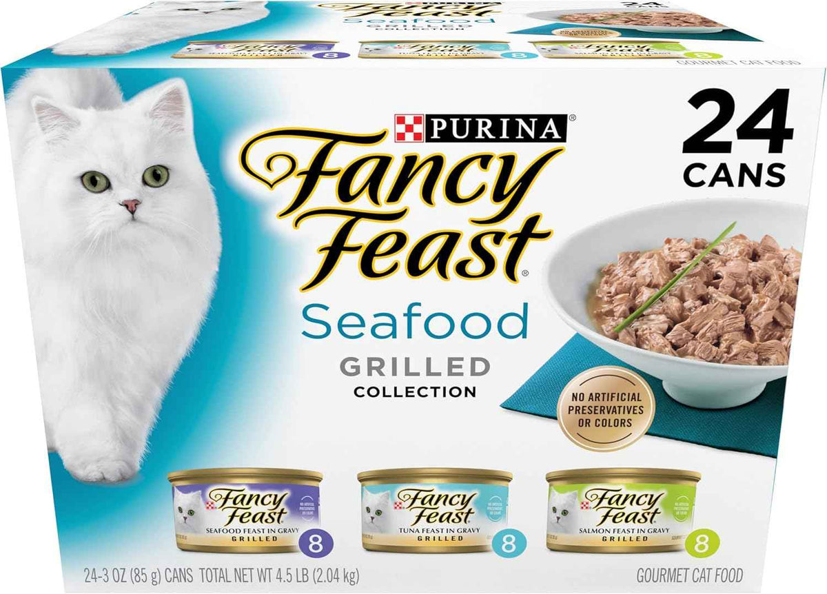 Fancy Feast Grilled Seafood Variety 3oz 24ct