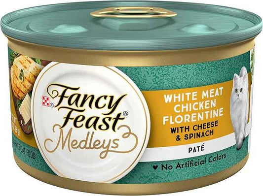 Fancy Feast Medleys Chicken with Cheese & Garden Greens (3oz)