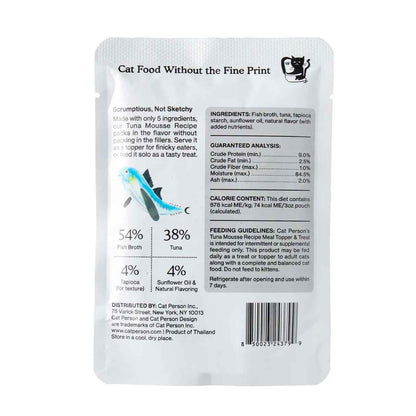Cat Person Cat Mousse Tuna 3oz Pouch