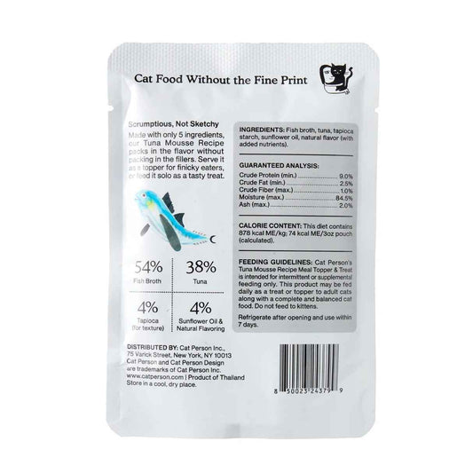 Cat Person Cat Mousse Tuna 3oz Pouch