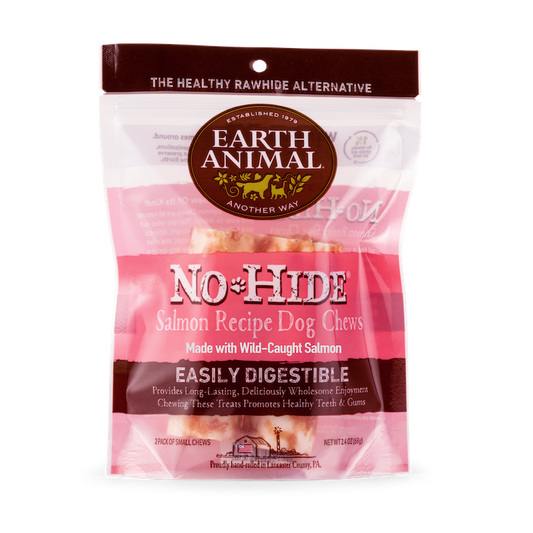 Earth Animal  No Hide Small Salmon Dog Rolls (2pk) (2.4oz)