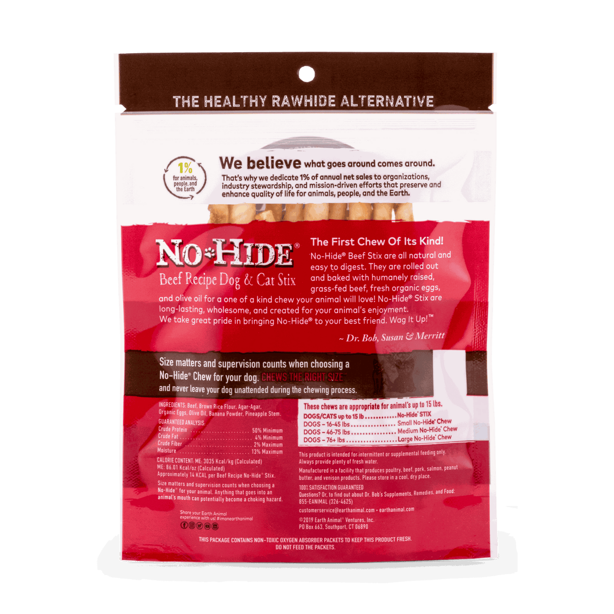 Earth Animal No Hide Beef Stix: The Ultimate Chew for Happy, Healthy Pets