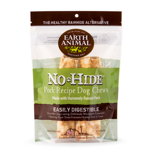 Earth Animal No Hide Medium Pork Dog Rolls (2pk) (4.2oz)