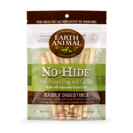 Earth Animal  No Hide Pork Pet Stix (10pk) (1.6oz)