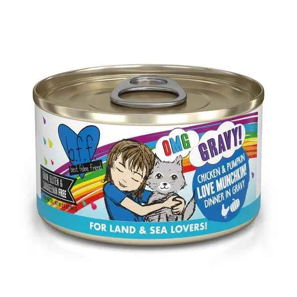 BFF OMG Adult Love Munchkin Chicken and Pumpkin Wet Cat Food (5.5oz)