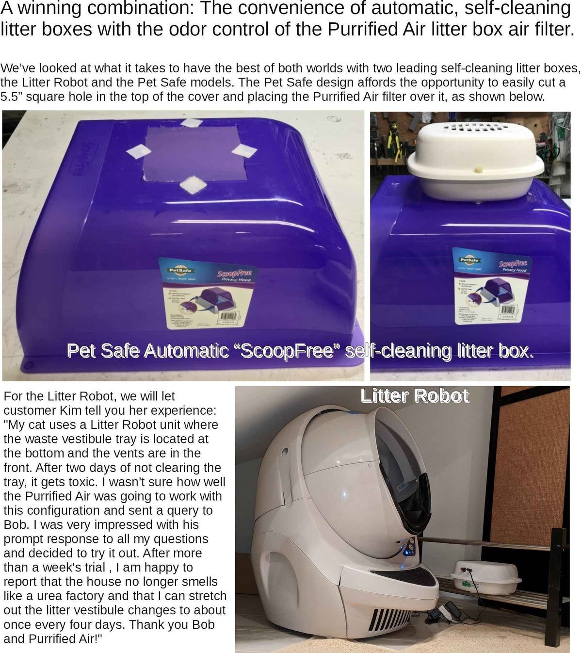 Revolutionize Your Home with the Purrified Air Litter Box Air Purifier