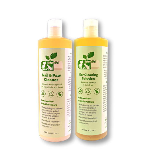 Natural Pet Ear and Nail Cleaner Kit - Gentle, Effective Grooming Solutions - Creature Comforts