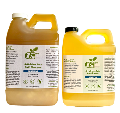 Gentle Sensitive Pet Shampoo for Hairless Pets – Creature Comforts