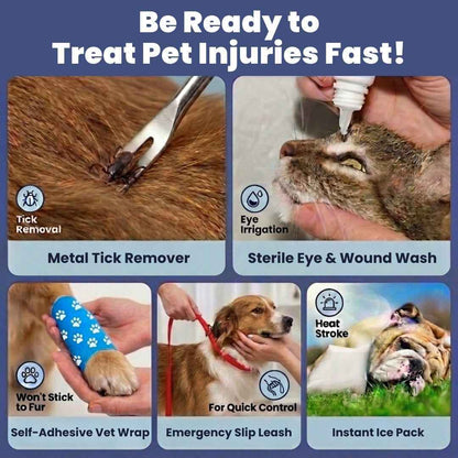 Essential Pet First Aid Kit for Dogs & Cats – Your Best Friend’s Safety Companion - Creature Comforts