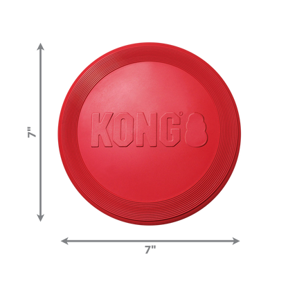 Kong Red Rubber Flyer