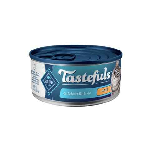 Blue Buffalo Tastefuls Indoor Pate Chicken Entree Wet Cat Cans