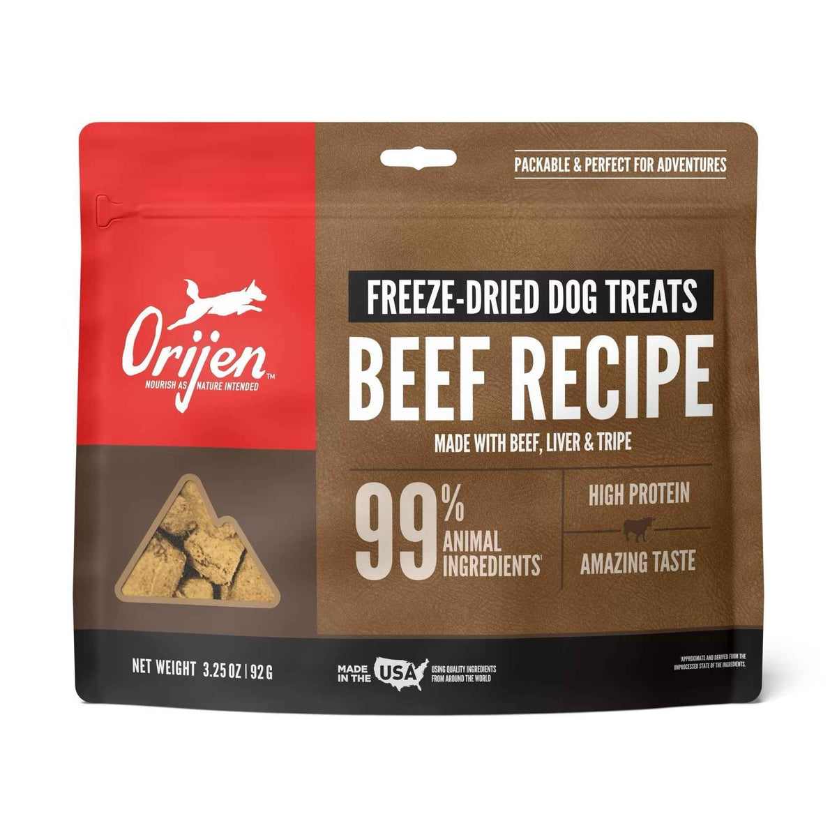 Orijen Beef Freeze Dried Dog Treats (3.25oz)