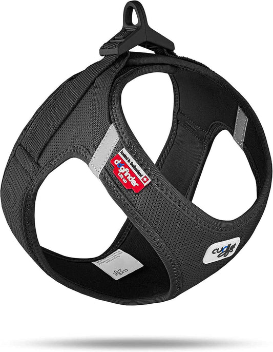 Curli Air Mesh Clasp Black Vest Harness