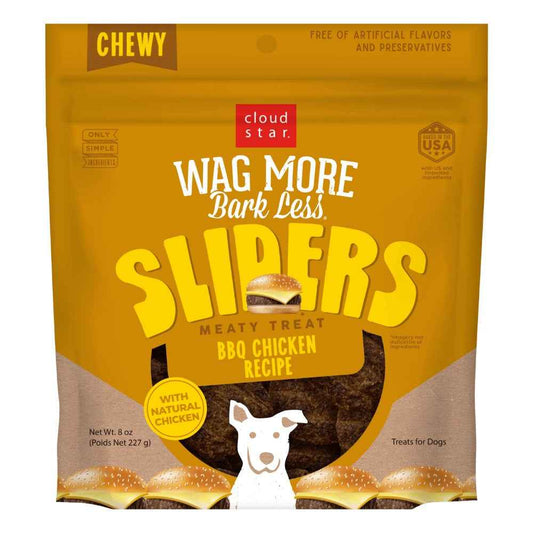 Wagmore Grain Free Sliders BBQ Chicken Dog Treats (8oz)